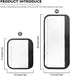 Pack of 6 Refrigerator Door Handle Covers, Anti-Stain Protector for Fridge, Microwave, Oven Decor, Hummingbird Daisy