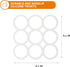 Bruntmor Silicone Trivets for Hot Pots and Pans, Set of 3 Heavy Duty Heat Resistant Mats for Tables and Countertops