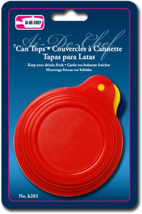 ADC-Soda Pop Covers, Beer Can Tops, Set of 3, Item K203