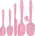 Walfos Silicone Spatula Set of 5, High Heat Resistant Kitchen Scraper Spatulas, Perfect for Cooking, Mixing & Baking