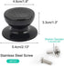 uxcell Universal Lid Knobs for Pan Pots Cover Grip Replacement, Heat Resistant Plastic Knob Handle