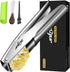 Garlic Press Stainless Steel, Premium Garlic Mincer - 5 Years Warranty -