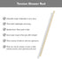 Design House 564179 Classic Adjustable Shower Rod for Bathroom 36 to 63-inch in Bone