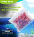 FORID Reusable Storage Bags - 12 Pack Extra Thick Freezer Bags, FDA Grade LEAKPROOF Lunch Bag for Food Storage