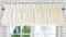 Ellis Curtain Stacey Sheer Balloon Valance, 60" x 15", Ice Cream