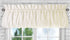 Ellis Curtain Stacey Sheer Balloon Valance, 60" x 15", Ice Cream