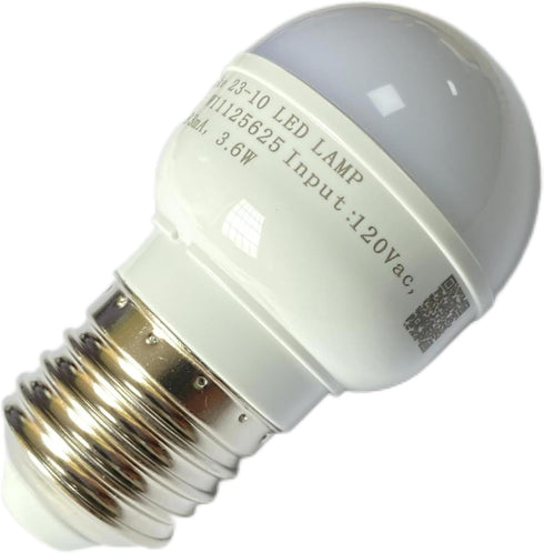 W11216993 W11125625 Whirlpool Refrigerator Light Bulb Replacement, Wattage: 3.6w, White