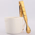 6-Pieces Gold Mini Tongs - 6 Inch Serving Utensils for Appetizers, Ice, Sugar