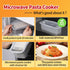 Microwave Pasta Cooker with Strainer Lid, Makes 4 Servings Quickly and Easily, Perfect for Dorm and Kitchen (Gray)