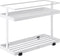 YAMAZAKI Home Countertop Spice Caddy-Storage and Organizer Rack, Steel, White