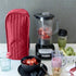Kitchen Blender Dust Cover, Anti Fingerprint Polyester Appliance Cover for Stand Mixer or Coffee Maker, Wine Red
