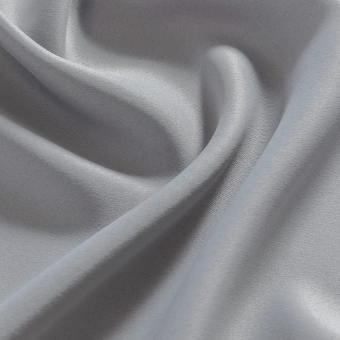 XTMYI Waterproof Blackout Fabric 14 Inch Valances for Windows 2 Pack, Light Grey