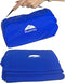 BlueHills Ultra Compact Travel Blanket Pillow in Portable Bag Case - Cozy Soft Large Blanket for Airplane Flight