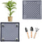 UoeRing Square Plant Caddy with Hidden Wheels 11 Inch Heavy Duty Rolling Plant