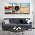 Jet Engine Wall Art for Living Room, Aviation Decor, Modern Airliner Canvas Prints for Bedroom and Office, 42"Wx20"H