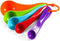 5 Pcs Colorful Plastic Measuring Spoons, Kitchen Accessories for Baking Coffee Tea, 1/2.5/5/7.5/15ml