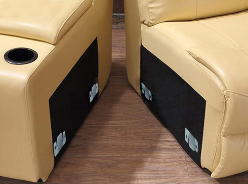 Metal Sectional Couch Connectors, 4 Pcs Furniture Interlocking Bracket with Screws for Loveseat, Recliner, Chair or