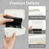 FHUIEWRY 3 100 Counts, Pcs Fine Liner Trash Bag Holder Dispenser, Wall Mounted Plastic Bag Organizer with Trash Bags