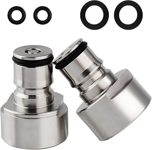 FERRODAY Ball Lock Keg Coupler Adapters for Sankey to Ball Lock Conversion Kit, Stainless Steel, Fits A D S G Type Keg