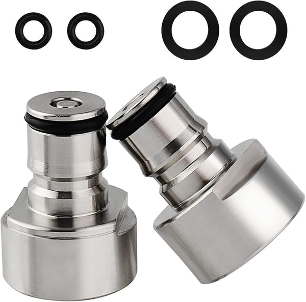 FERRODAY Ball Lock Keg Coupler Adapters for Sankey to Ball Lock Conversion Kit, Stainless Steel, Fits A D S G Type Keg