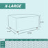 YEMYHOM Ottoman Cover Latest Jacquard Design High Stretch Folding Storage Footstool Protector Rectangle Removable