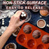 6 Holes Medium Semi Sphere Silicone Molds - 3 Packs Half Sphere Baking Molds for Chocolate, Cake, Jelly