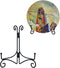 Plate Stand, 6 Inch Holder for Display, Tabletop Black Iron Easel for Photo, Picture Frame, Artwork, Decorative Plates
