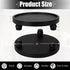 Counter, MAONAME Decorative Round Wood Riser for Display, Farmhouse Pedestal Stand for Kitchen Black Wooden Risers Tray