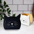 KAIGOBOX Countertop 2PCS Sponge Holder for Ceramic Sponge Caddy Cat Shape Cute Scrub Brush Dish Wand Holder for Kitchen