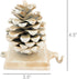 HomArt Stocking Holder, Pinecone, Cast Iron