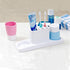 Set Eslite Bathroom Toothbrush Toothpaste Stand Organizer Plastic Storage Rack