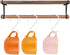 4 Pack Large S Hooks for Hanging Heavy Duty, 6 inch Non Slip Vinyl Coated Metal Closet S Hooks for Kitchen Utensils,