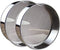 2 Pack Professional Round Flour Sifter (60/40 Mesh) 6/8/9.5 Inch, Fine Mesh Flour Sieve, Premium Rustproof Stainless