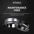 Steel Ring Espresso Funnel, Fits 58mm Standard Baskets, 304 Stainless Steel with Brushed and Mirror Finish