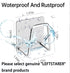 LEFTSTARER 4 Pack Sink Sponge Holder for Kitchen, Premium SUS304 Stainless Steel Rustproof Waterproof Adhesive