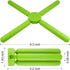 SourceTon 6 Pack Non-Slip Foldable Silicone Trivets in Cute Colors, Pot Holder, Hot Pad, Bonus Spoon Rest/Balloon Whisk