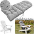 Enipate Weather Resistant Cushions for Adirondack Chair High Back Rocking Chair Cushion Indoor Outdoor Patio Tufted