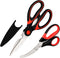 Kitchen Shears Set of 2, Heavy Duty Kitchen Scissors, Stainless Steel Sharp Food Cooking Scissors for Meat, Poultry,