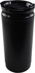Iconikal Insulated Coffee Tumbler with Built-In French Press, 16 oz Black On-the-Go Coffee Maker