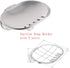 JiePai Suction Cup Soap Dish - Elegant Wall Mounted Soap Holder for Bathroom Kitchen