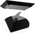 Hipiwe 11.9x7.9 inch Glass Mirror Makeup Vanity Tray Black Rectangle Perfume Jewelry Trinket Organizer Coffee Table