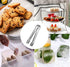 20 Pack Plastic Buffet Serving Tongs, Mini Serving Utensil Tongs for Appetizers and Ice