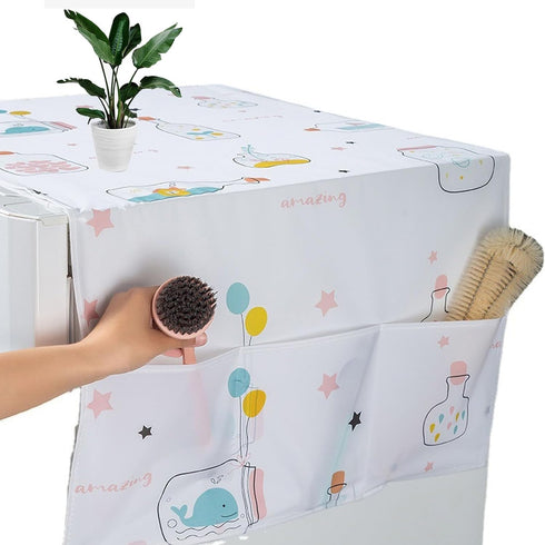 Multipurpose Refrigerator Dust Cloth, Waterproof Cover for Washing Machine, Oven, Dishwasher, Kitchen Appliances with