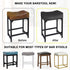 Levoberg Counter Counter 4 Pack Bar Stool Cover Rectangle Velvet Stretch Height Barstool Slipcovers Rectangular Kitchen