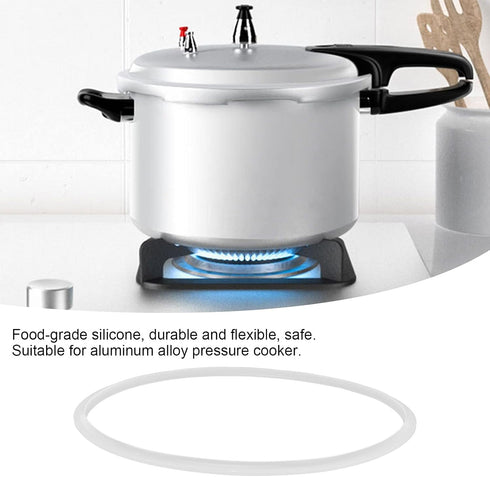 Silicone O-Ring Sealing, 5PCS Flexible Durable for Pressure Cooker Lid (18cm)
