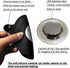 2PCS Bathtub Stopper Hair Catcher Kit, Silicone Drain Stopper for Bathroom, Tub Stopper Plug Cover