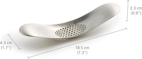 Joseph Joseph Stainless Steel Garlic Crusher - Dishwasher Safe Mincer