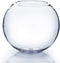 WGV Bowl Glass Vase - Diameter 6", Height 5", Clear Bubble Planter Terrarium Fish Bowl for Wedding Event Home Decor