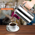 Secura French Press Coffee Maker, 304 Grade Stainless Steel Insulated Coffee Press, 17oz (0.5 Litre), Silver