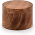 Acacia Wood Salt or Spice Box with Swivel Cover Wooden Spice Herb Storage, close at hand on your countertop. by EDHAS